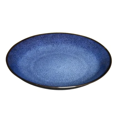 Image of Olympia Luna Midnight Blue Coupe Plates 205mm (Pack of 4)