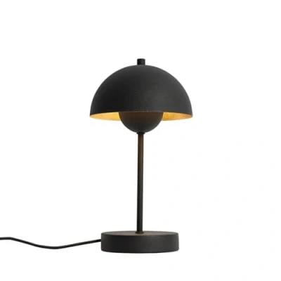 Image of Retro Table Lamp Black with Gold Magnax Mini