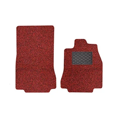 Image of Nicoman Spaghetti All Weather Fully Tailored Car mats Fit【2007 2015 XF Saloon/Estate X250 】(Front Set 2 Piece,Red with Black)