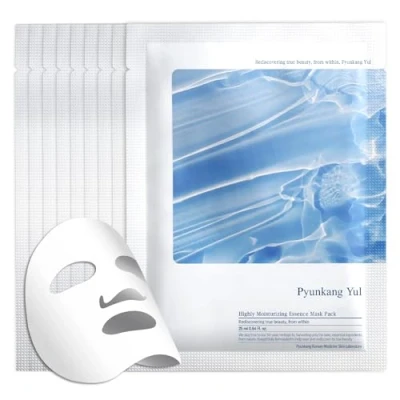 Image of Pyunkang Yul Highly Moisturizing Mask Pack 10 PCS Korean Ceramide Vitamin Face Sheet Skin Care Products Beauty Containing Panthenol, Hyaluronic Acid, Tea Tree, Cica