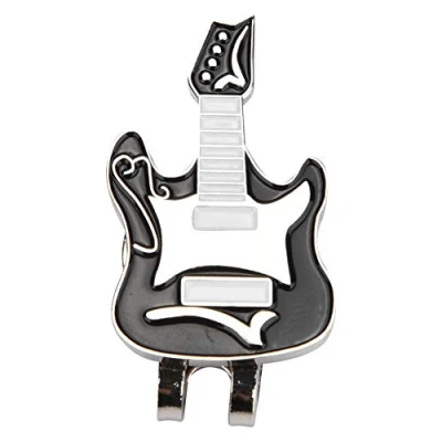 Image of RiToEasysports Guitar Pattern Magnetic Golf Hat Clip with Ball Marker Mini Gifts and Accessories Leisure Sport