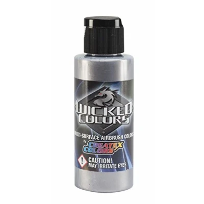 Image of Airbrush Paint W351 Wicked Silver (60ml 2oz)
