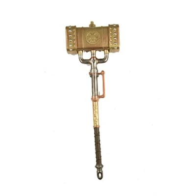 Image of Viving Costumes 204828 Steampunk Mace, 63 x 21.5 7 cm, Multi Color, One Size