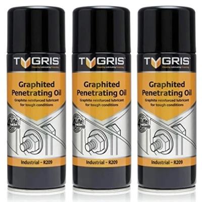 Image of Tygris Graphited Penetrating Oil aerosol R209, 1200ml