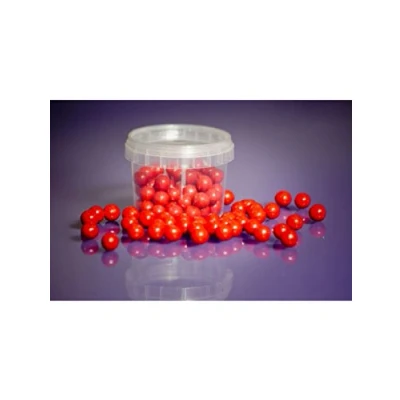 Image of 80g Red Edible 10mm Large Sugar Pearls Balls for Cake Cupcake Sprinkles Decor...