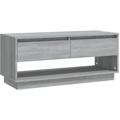 Image of vidaXL TV Cabinet Grey Sonoma 102x41x44 cm Engineered Wood