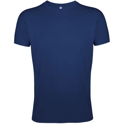 Image of SOLS Mens Regent Slim Fit Short Sleeve T Shirt (French Navy) Cotton Size 2XL