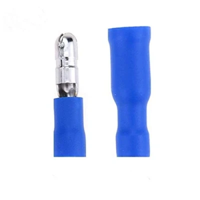 Image of 100Pcs Crimp Connectors,Electrical Connectors, Bullet Wire Connector 50 Female and Male(Blue)