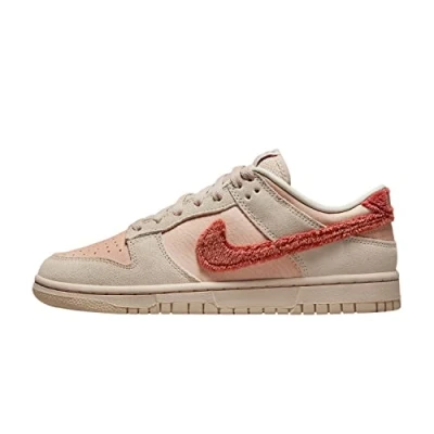 Image of Nike Dunk Low Women&#039;s Shoes, Shimmer/Mars Stone sanddrift, 5 UK