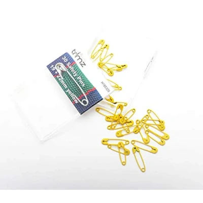 Image of Trimz Safety Pins, Gold, 19mm 22mm