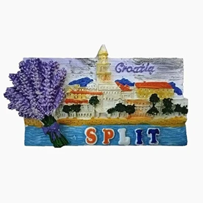 Image of 3D Split Croatia Fridge Magnet Souvenir Gift Refrigerator Magnetic Sticker Collection
