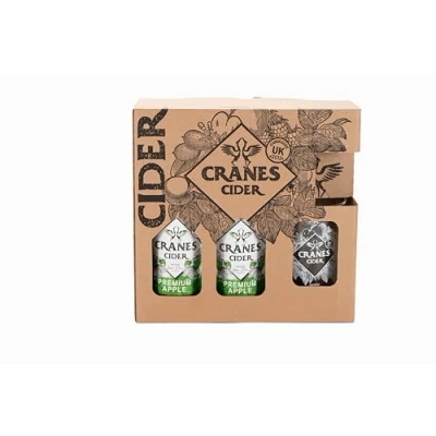 Image of Cranes Apple Cider Gift Set 2 x 500ml Bottles