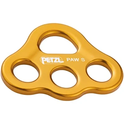 Image of Petzl, Paw S, Multiplier Anchors, Yellow, One Size, Unisex Adult