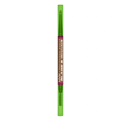 Image of NYX Professional Makeup Eye Brow Pencil, Nano Mechanical Up to 16HR wear, Smooth glide pigment, Blade &amp; Shade, Blonde, 1 count