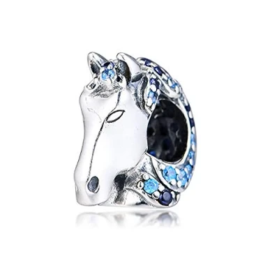 Image of PANDOCCI 2019 Winter Nokk Horse Bead 925 Silver DIY Fits for Original Pandora Bracelets Charm Fashion Jewelry