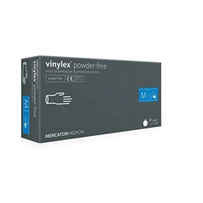 Image of Vinylex Vinyl Gloves Powder Free Medium (Box of 100)