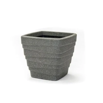 Image of Sankey Square Trojan Planter 34cm, Ash,