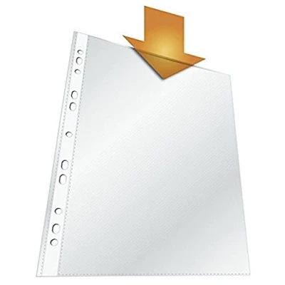Image of Durable 265219 Brochure Sleeves DIN A4 standard 0.035 mm, 40 Pieces, Transparent