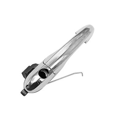Image of Right Handle Fit Fiat 500 Chrome Outer Door Offside Drivers Side 735592012