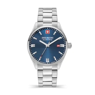 Image of Swiss Military by Chrono Men Analog Quartz Watch with Stainless Steel Strap SMWGH2200302