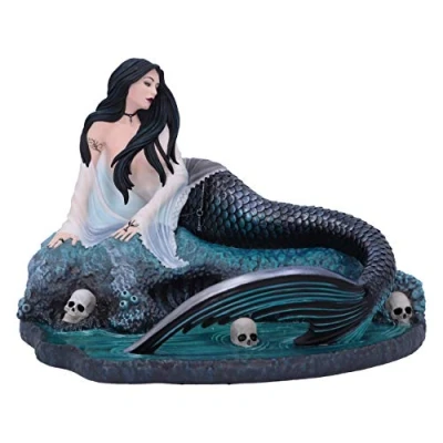 Image of Nemesis Now Anne Stokes Sirens Lament Mermaid Enchantress Figurine, Blue, 22cm