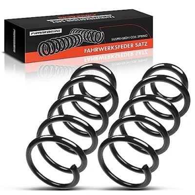 Image of Frankberg 2x Coil Spring Rear Compatible with Corsa D S07 1.0L 1.6L Hatchback 2006 2014 Mk III (D) Replace# 424116