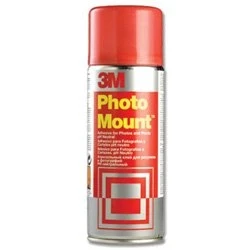 Image of 3M PMOUNT Photo Mount Adhesive Spray CFC Free 400ml PM400