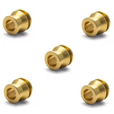 Image of TC Compression Radiator Valves Brass Inset Reducer 15mm to 8mm Pack of 5