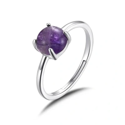 Image of Philip Jones Amethyst Adjustable Ring