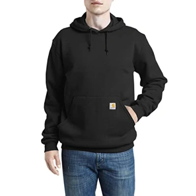 Image of Carhartt Men&#039;s Loose Fit Midweight Sweatshirt, Black, L