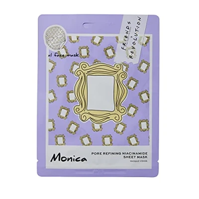 Image of Revolution Skincare London, Friends Monica, Niacinamide, Sheet Mask, 20g