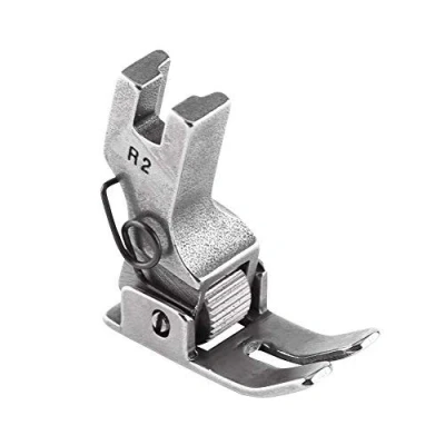 Image of Walfront Industrial Sewing Machine Feet Steel Roller Presser Foot Flat Bed Part for Thick Fabric