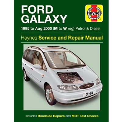 Image of Ford Galaxy Petrol &amp; Diesel (95 Aug 00) Haynes Repair Manual (Paperback)
