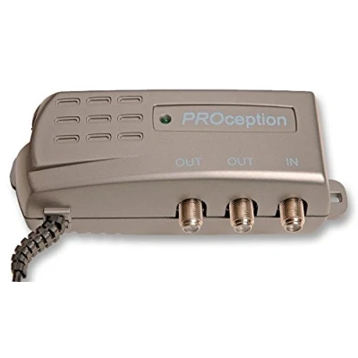 Image of PROception Amplifier TV with IR Return 2 Way Aerial/Satellite AMPLIFIERS/Distribution Aerial Satellite Equipment, 1 X Qty PROAMP12R