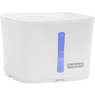 Image of PetSafe Viva Pet Fountain for Cats and Small Dogs 1.8L/64 oz, Indoor Cat Water with Whisper Quiet Pump, Dishwasher Safe, Easy to Clean, Filters Included