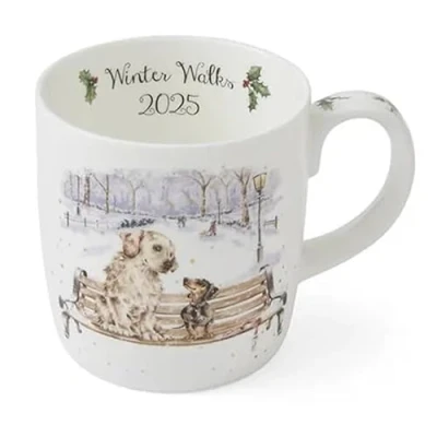 Image of Wrendale Designs &#039;Winter Walks&#039; Large Mug