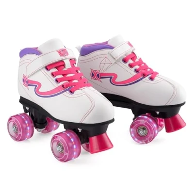 Image of Xootz Disco Quad Skate, Roller Skates with LED Wheels