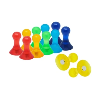 Image of Small Fruity Coloured Skittle Magnets Assorted (1 Pack of 12)