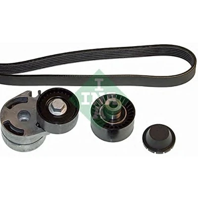 Image of 1089877, 1141315, 1142000, 1143406, 1152359 V ribbed belt set INA 529 0012 10 Check alternator freewheel clutch &amp; replace if necessary