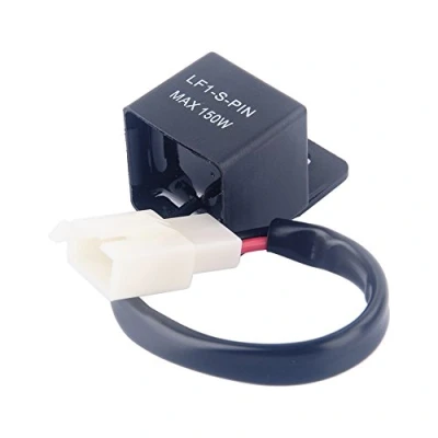 Image of 2 Pin 12V Auto motorcycle LED Turn Indicator Light Flasher Relay Signal Rate Control Blinkrelais Suitable for Most H onda,Kawasaki, Motorcycles