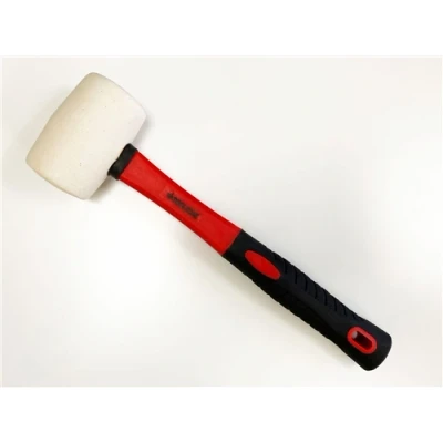 Image of Toolzone 16Oz White Fibre Rubber Mallet