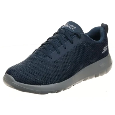 Image of Skechers Men&#039;s Go Walk Max Effort Sneaker, Navy Gray, 9.5 UK