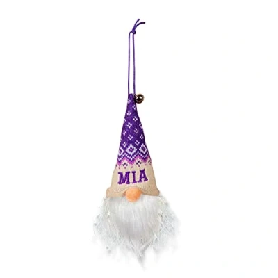 Image of History &amp; Heraldry Light Up Gonk Pre personalised Christmas Hanging Decoration Mia 00269860594