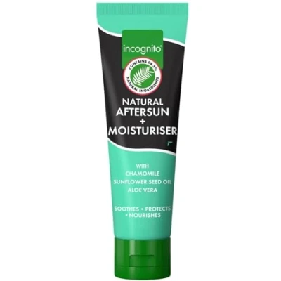 Image of Incognito After Sun Moisturiser 150ml 2 in 1 Aftersun and For Soft Skin &amp; Body Helps prevent insect bites Travel Friendly Organic