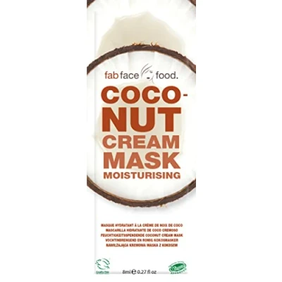 Image of Fab Face Food Coconut Cream Mask Moisturising 8ml