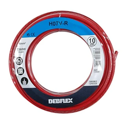 Image of Debflex 113324 Cable Reel HO7V R 6 10 m Red