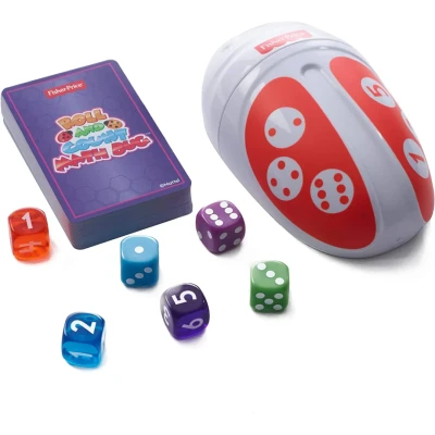 Image of Fisher Price FXG23 Think and Learn Roll, Count Math Bug Preschool Game, Multicolored
