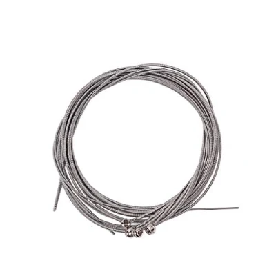 Image of Alnicov 4PCS Stainless Steel Bass Strings， Guitar String，Silver Plated，for Music Accessories Parts