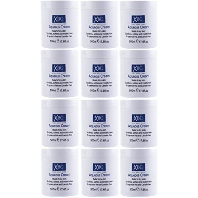 Image of XBC Aqueous Body Cream Jar 500ml Pack of 12
