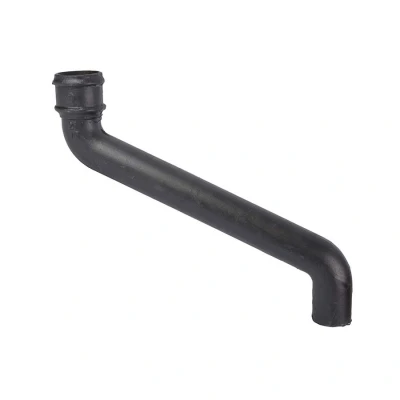 Image of Saint Gobain Classical Plus Cast Iron Downpipe 455mm Offset 100mm Black Pam Building Products